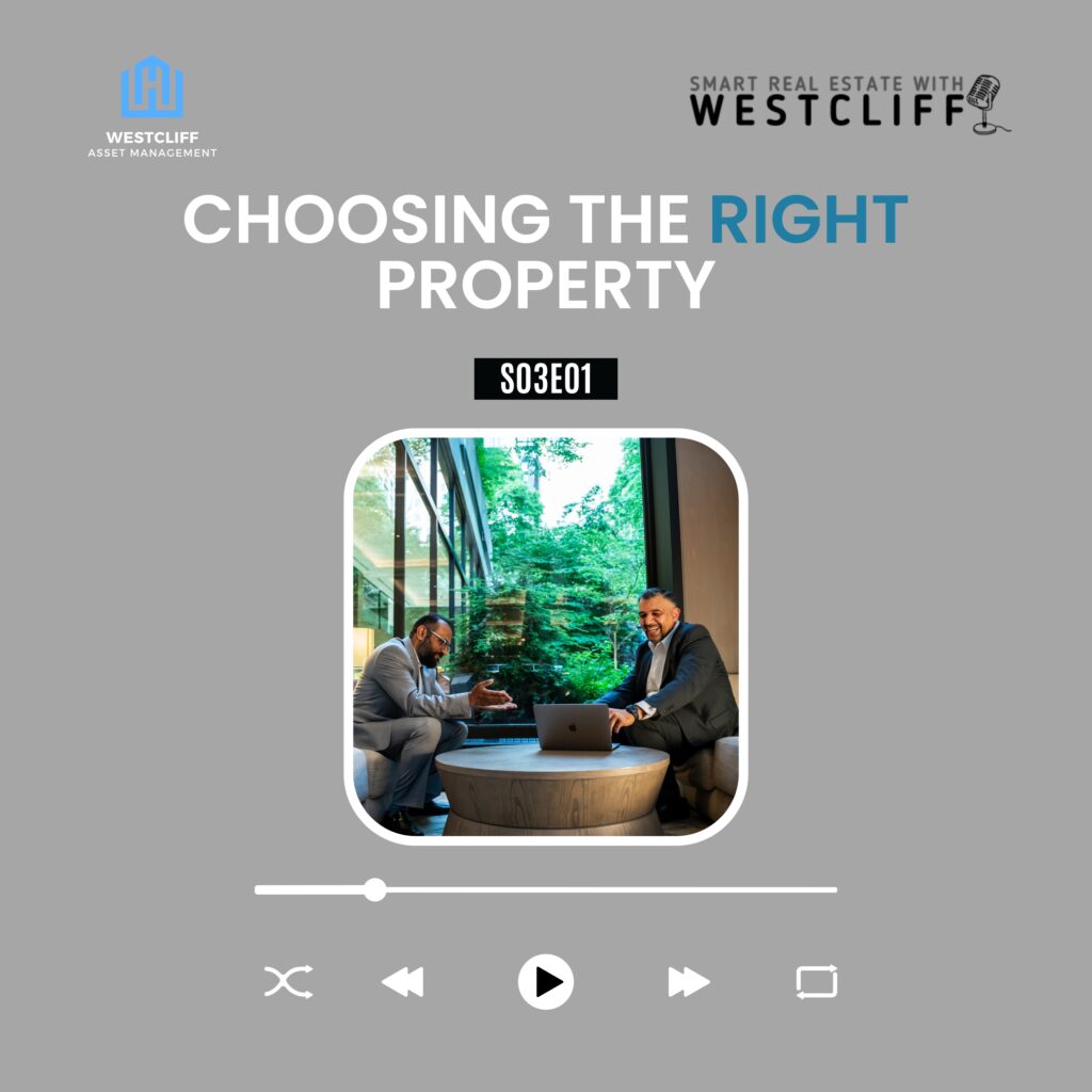 In the first episode of Smart Real Estate with Westcliff Series 3, Addy Saeed and Kaz Jaffer guide you through selecting the right property type to match your investment goals. Get insights on residential, commercial, and industrial properties, and learn how to align your choices with your long-term strategy.