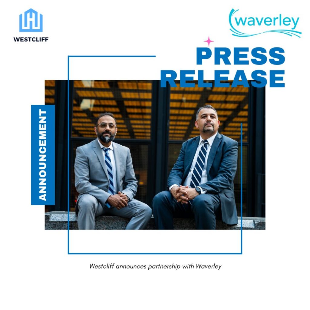 Westcliff Corporate Finance Announces Strategic Partnership with Waverley Corporate Financial Services